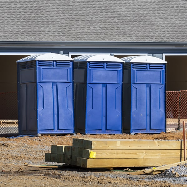 are there any restrictions on what items can be disposed of in the portable restrooms in Mooreland Indiana